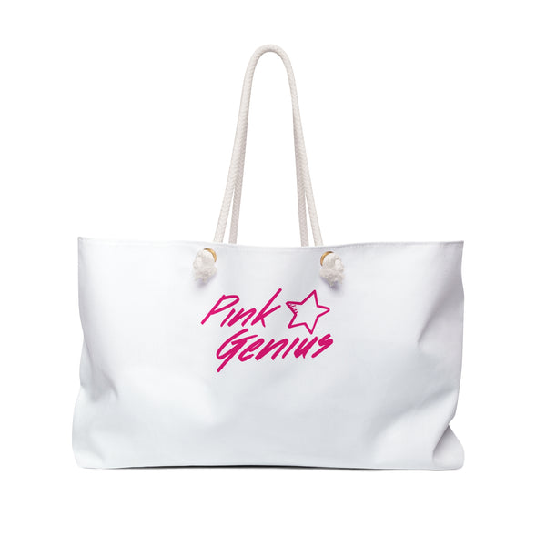 Stylish Weekender Bag - Pink Genius Travel Tote