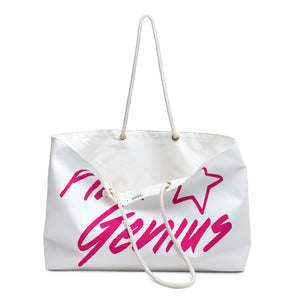 Weekender Bag - Pink Genius Travel Tote